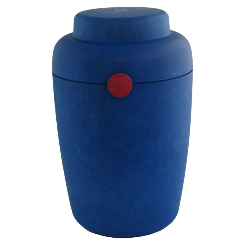 ECO-BIO urne blue-red Danish Biofiber