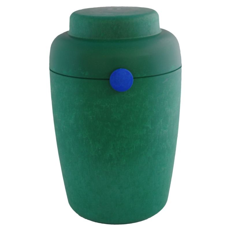 ECO-BIO urne green-blue Danish Biofiber